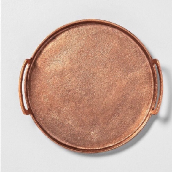 Magnolia Hearth & Hand Copper Tray 12" - Picture 3 of 3